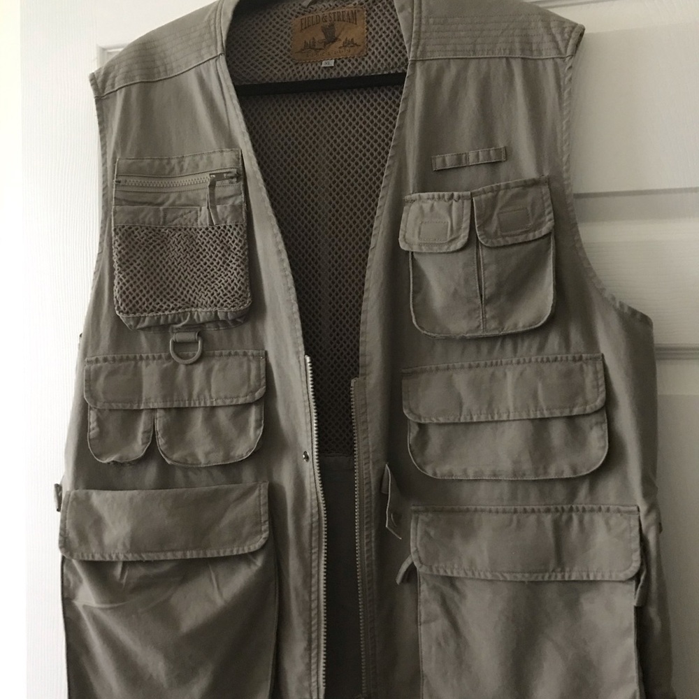 Field & Stream Men's Utility Fishing Vest - Taupe